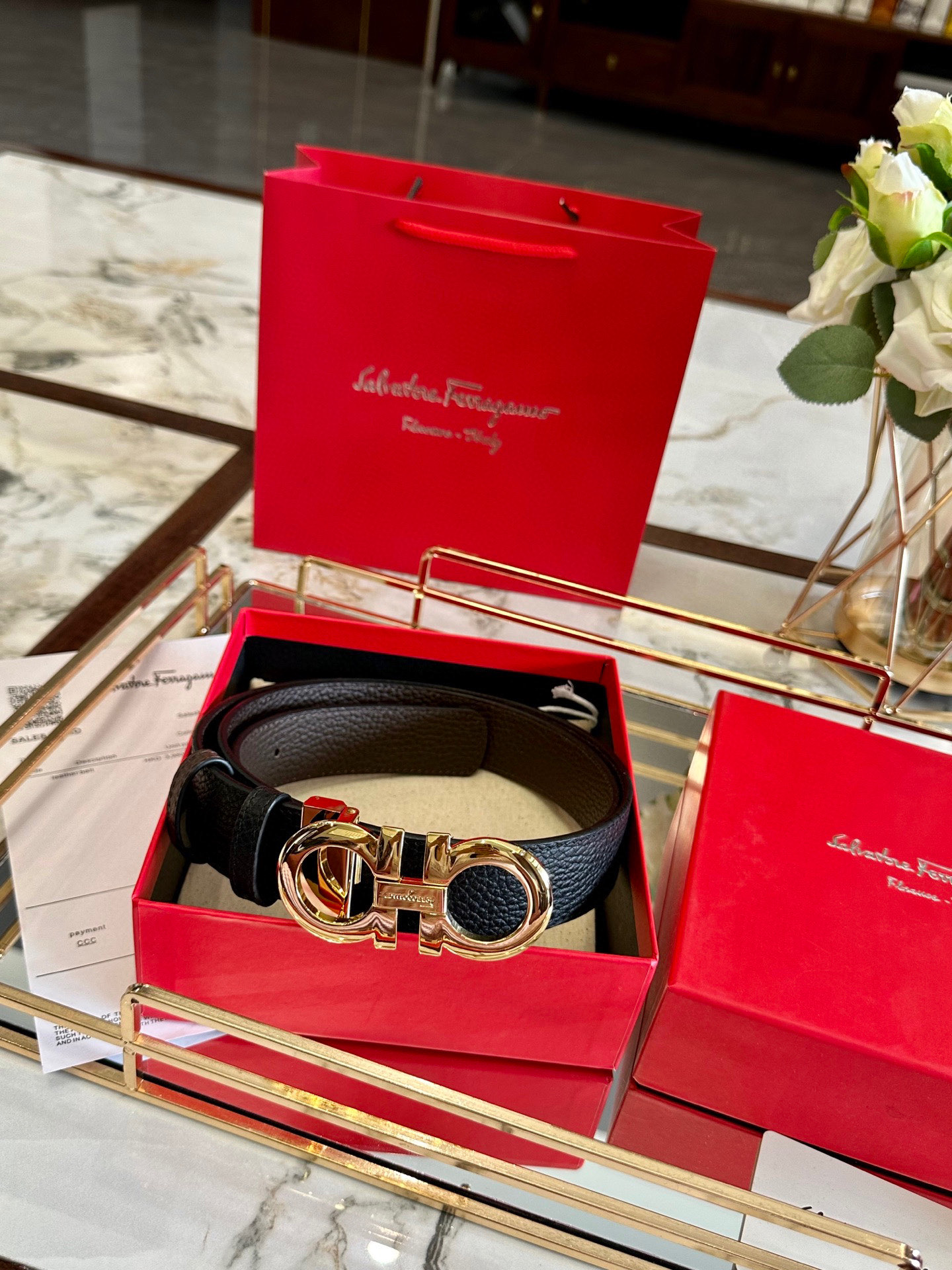 Ferragamo belt model 01